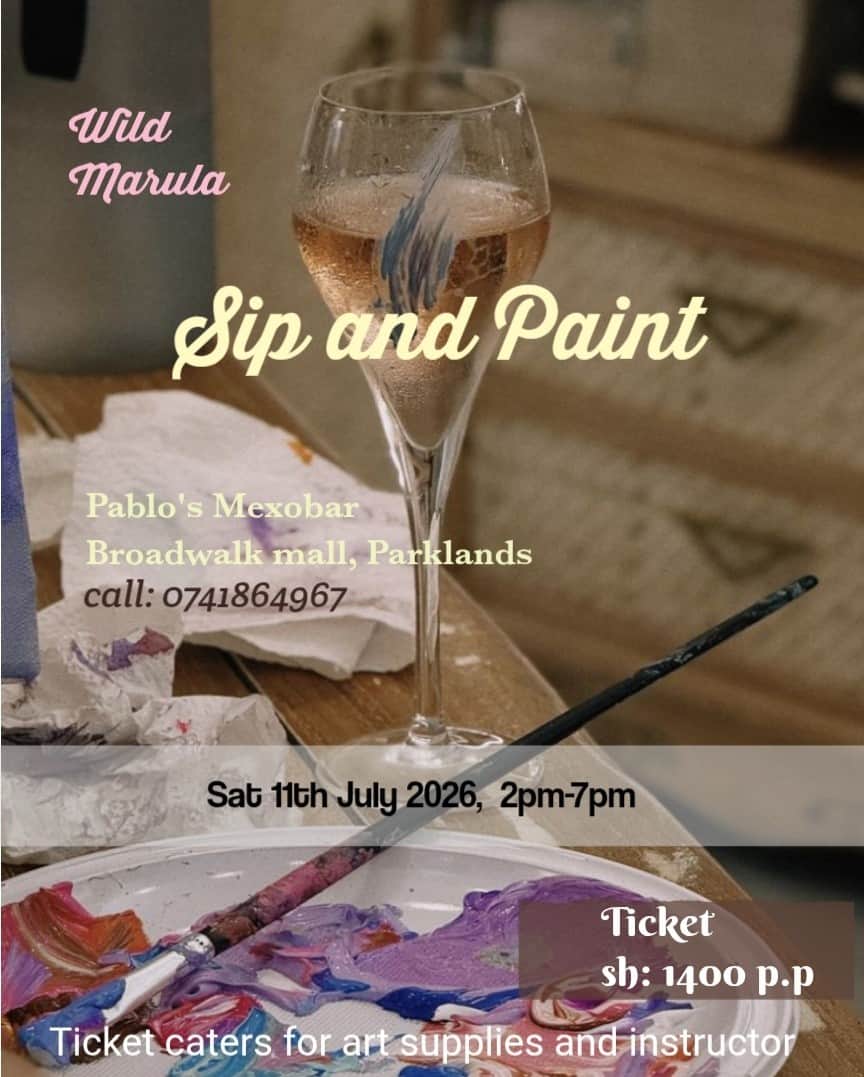 Wild Marula Sip and Paint experience 