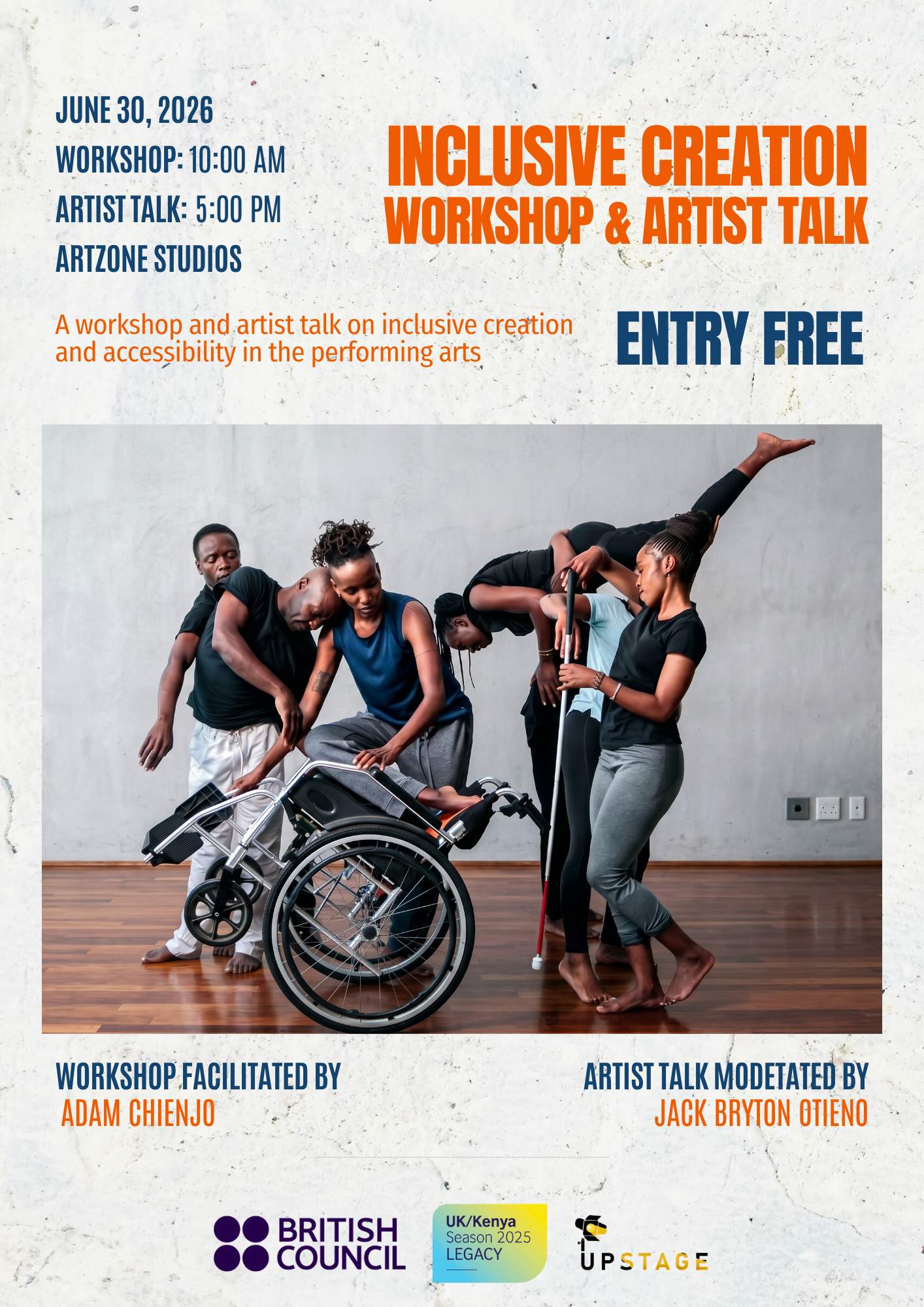 Inclusive Creation: Workshop and  Artist Talk - Poster 1