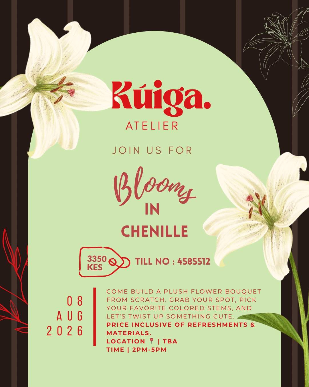 Blooms In Chenille 