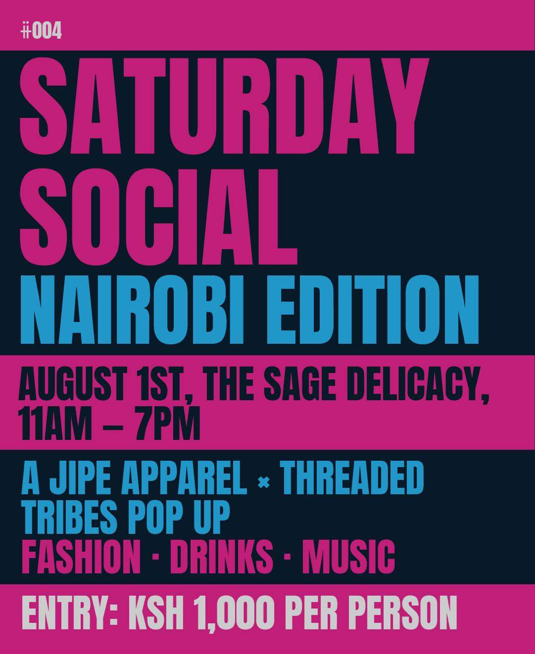 SATURDAY SOCIAL