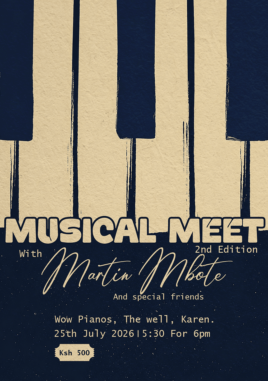 Musical Meet with Martin Mbote 2nd Edition