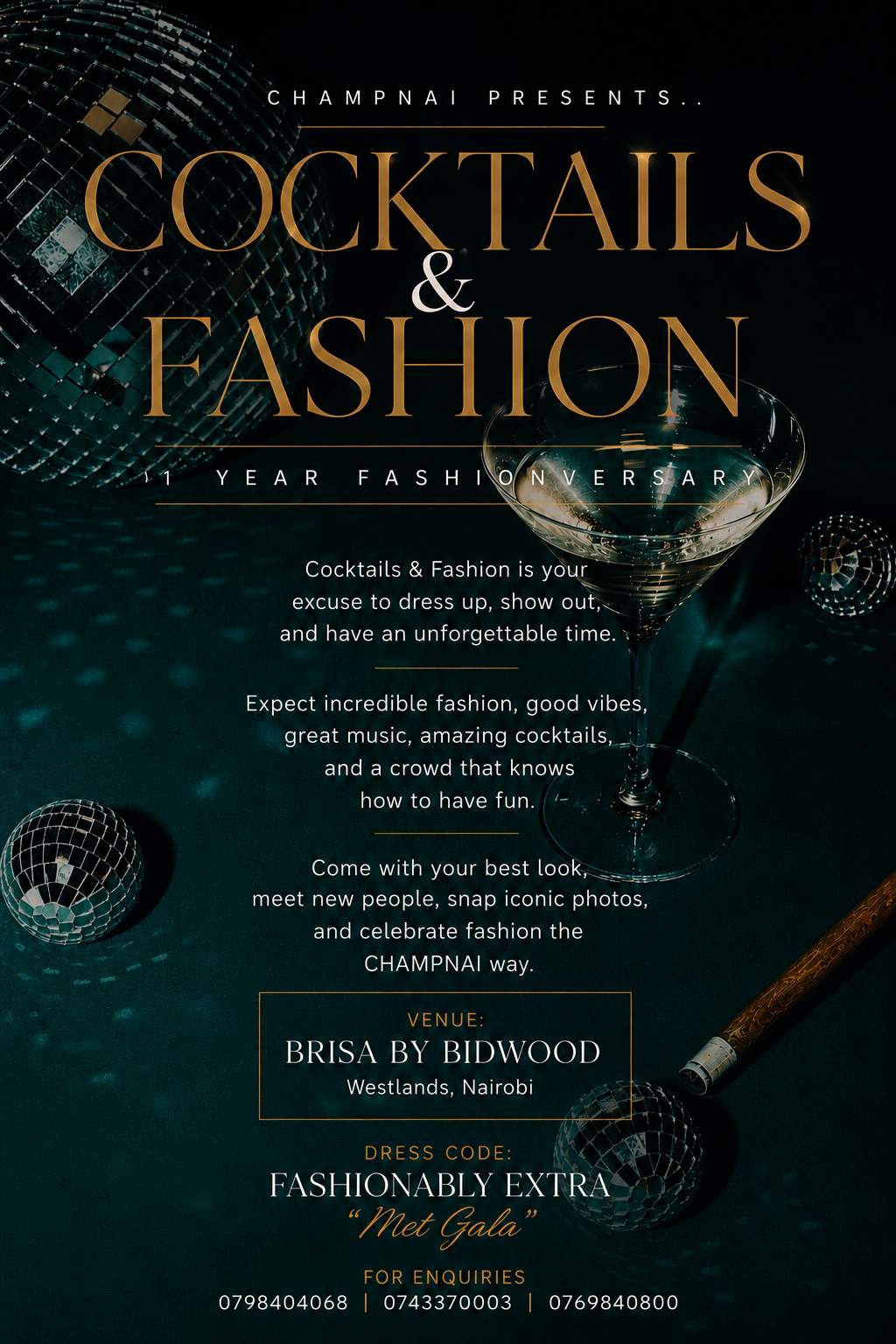 Cocktails and Fashion - Poster 2