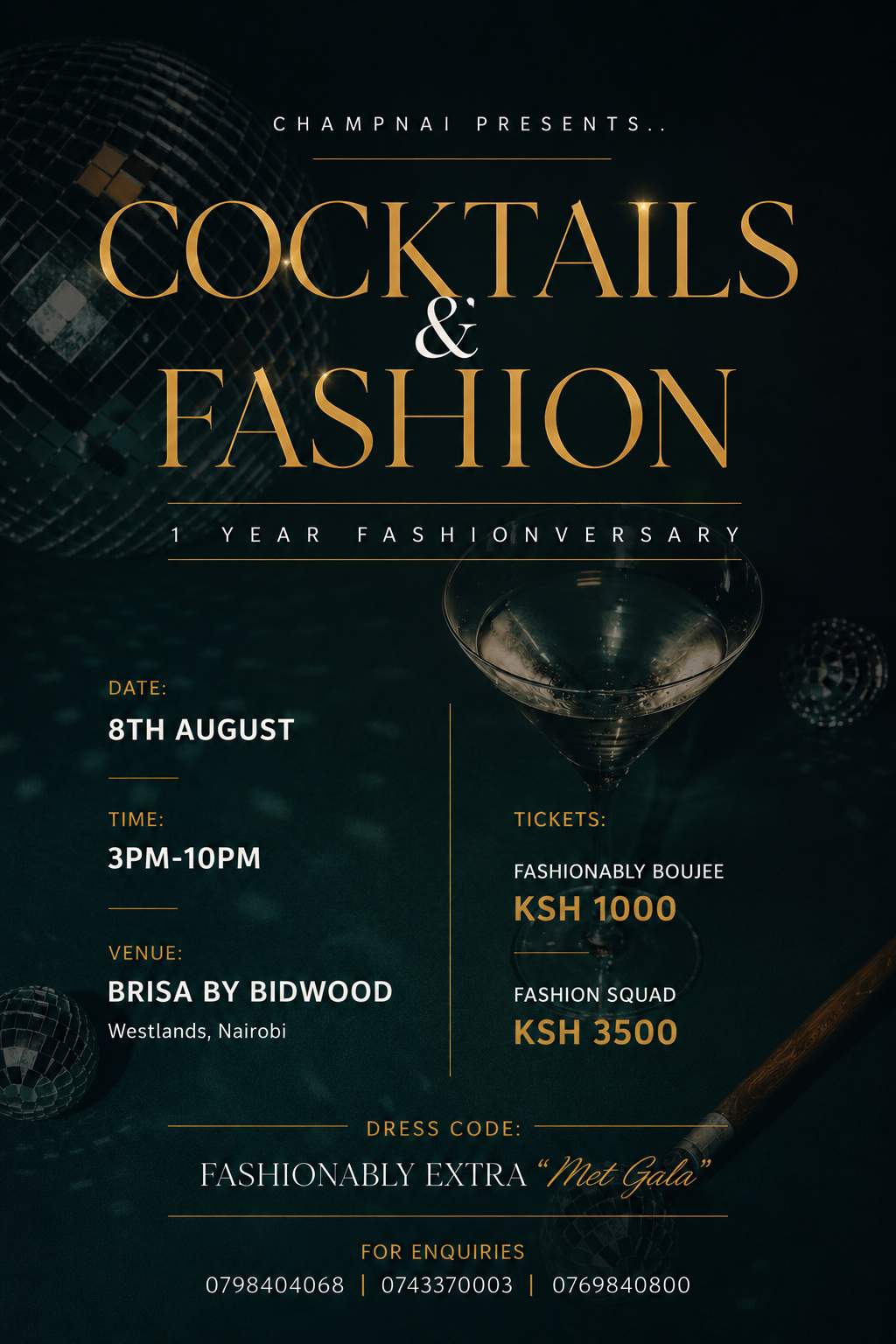 Cocktails and Fashion